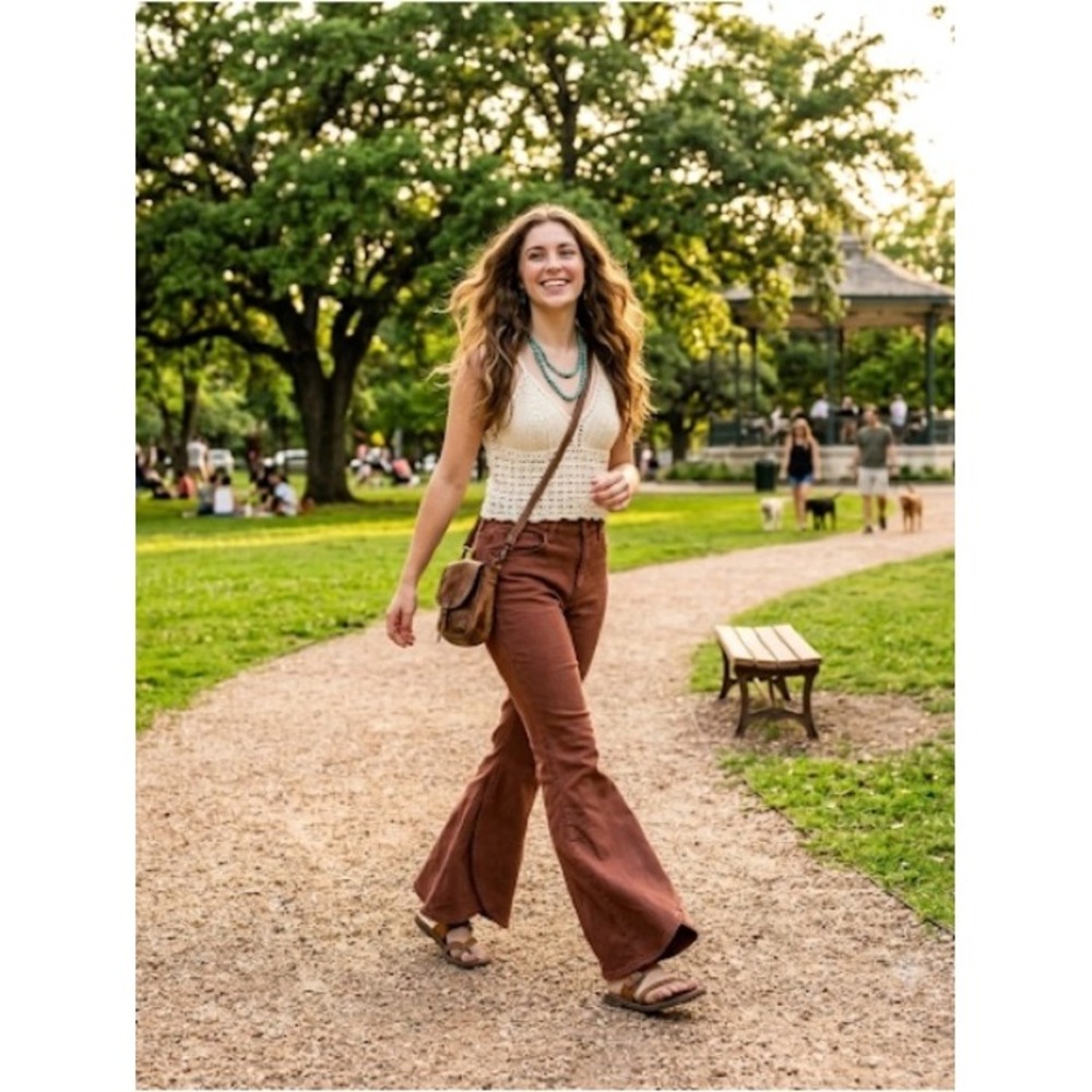 New Shyanne Womens Chestnut Flare Leg Jeans W30 L32 Boot Barn High Rise
